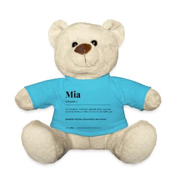 Mia - Teddy - Atollblau - Vorne