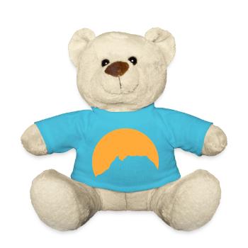 Grimming Sunset - Teddy Bear - atoll blue - Front