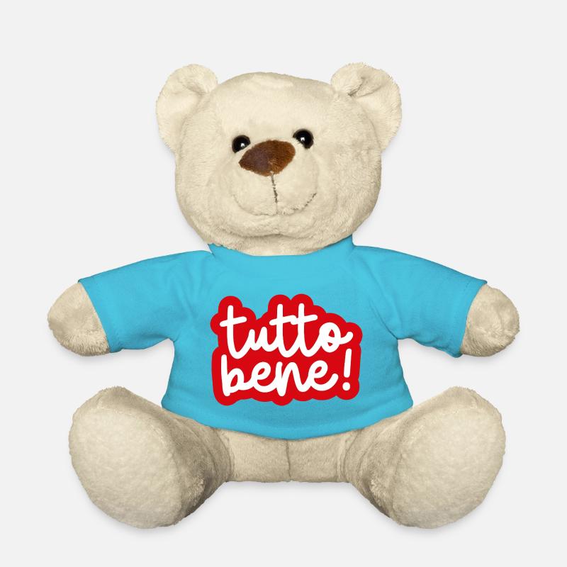 « Tutto bene ! » - Nounours - bleu outremer