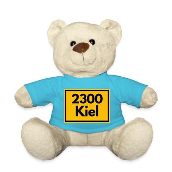ALTE POSTLEITZAHL PLZ 2300 KIEL STADT AM MEER - Teddy - Atollblau - Vorne