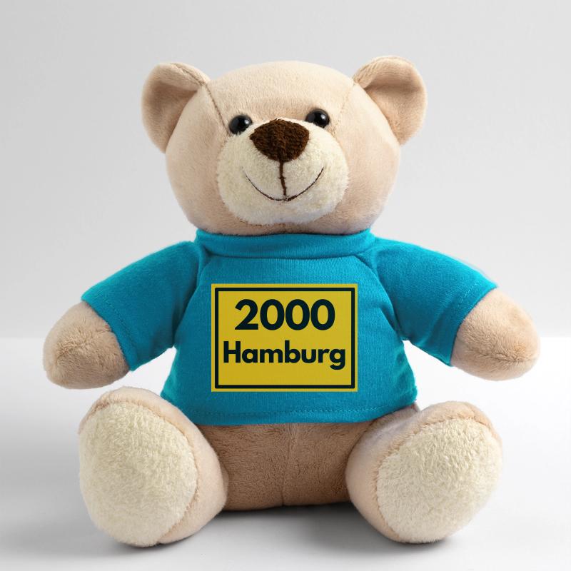 OLD POSTCODE POSTCODE RETRO 2000 HAMBURG - HAFEN Teddy Bear