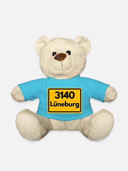ALTE POSTLEITZAHL PLZ RETRO 3140 LÜNEBURG – SALZ - Teddy - Atollblau