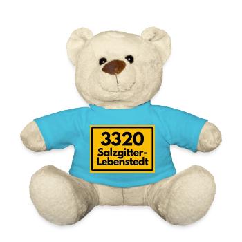 ALTE POSTLEITZAHL PLZ RETRO 3320 SALZGITTER  - Teddy - Atollblau - Vorne