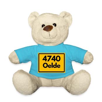 ALTE POSTLEITZAHL PLZ RETRO 4740 OELDE – NRW - Teddy - Atollblau - Vorne