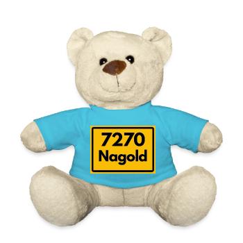 ANCIEN CODE POSTAL 7270 NAGOLD HEIMATSTOLZ - Nounours - bleu outremer - Devant