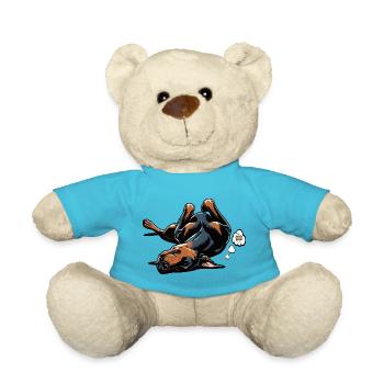 Doberman Doberman Propriétaire Doberman Lovers - Nounours - bleu outremer - Devant