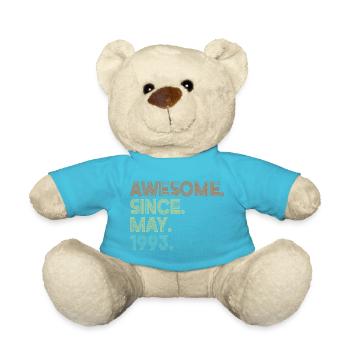 Neon Retro: Awesome Since 1993 - Teddy Bear - atoll blue - Front