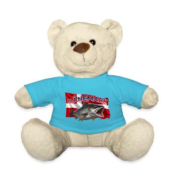 Forelle Angeln Dänemark - Fisch Motiv - Teddy - Atollblau - Vorne