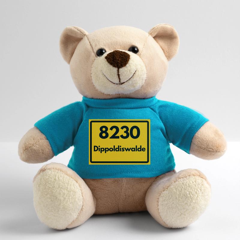 OLD POSTCODE ZIP CODE 8230 DIPPOLDISWALDE SAXONY Teddy Bear