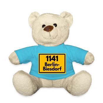 1141 BERLIN-BIESDORF DDR RETRO OSTALGIE - Teddy - Atollblau - Vorne