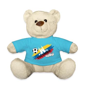 Colombie Football Maillot Supporter Colombia Foot - Nounours - bleu outremer - Devant