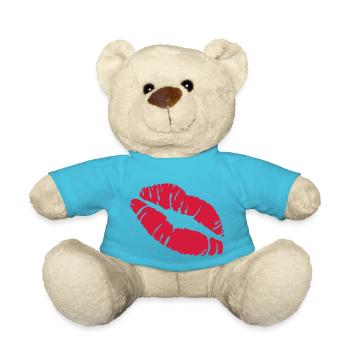 kiss lipps - Teddy Bear - atoll blue - Front