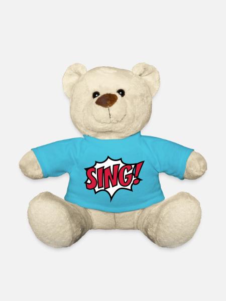 sing - Teddy Bear - atoll blue