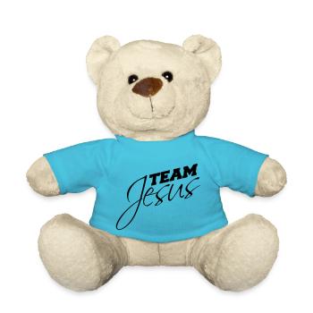 Équipe catholique Jésus-Christ évangélique - Nounours - bleu outremer - Devant