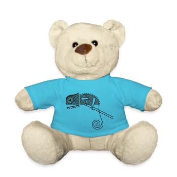 chameleon - Teddy Bear - atoll blue - Front