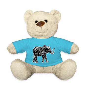 Elefant - Teddy - Atollblau - Vorne