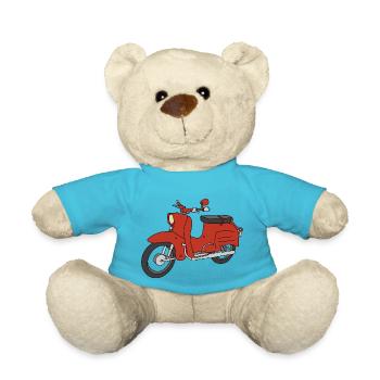 Swallow (Ibizarot) - Teddy Bear - atoll blue - Front