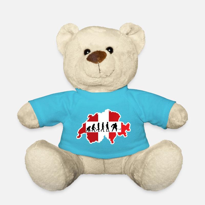 Eishockey Evolution Schweiz - Teddy - Atollblau