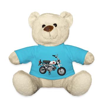 Monkey Z50J J1 DE | céramique blanc - Nounours - bleu outremer - Devant