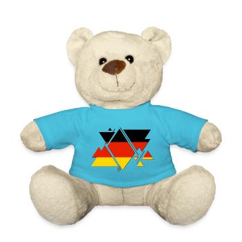 Allemagne Germany Flagge Flag - Nounours - bleu outremer - Devant