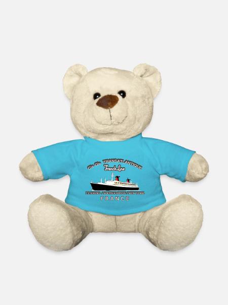 PAQUEBOT FRANCE Louis RUNEMBERG © Adagp - Nounours - bleu outremer