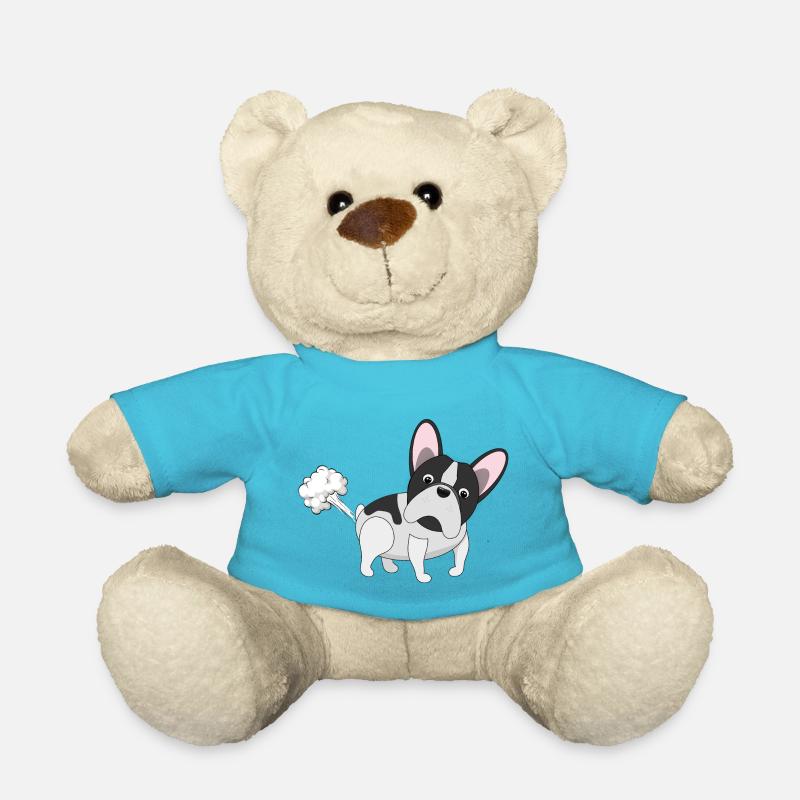 Bully pète - Bouledogue français - Nounours - bleu outremer