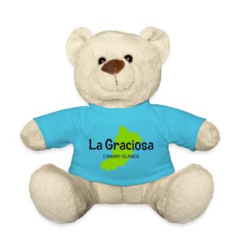 La Graciosa CANARY ISLANDS Kanarische Inseln - Teddy Bear - atoll blue - Front