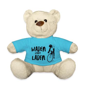 Waden statt laden - Teddy - Atollblau - Vorne