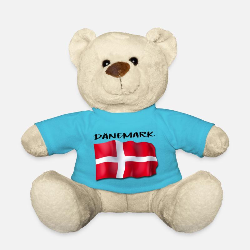 Dänemark Flage 2 - Teddy - Atollblau