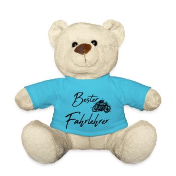 Bester Fahrlehrer - Teddy - Atollblau - Vorne