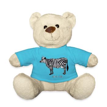 Drôle de zèbre - Nounours - bleu outremer - Devant