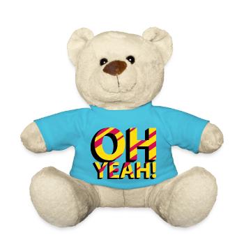 OH YES! - Teddy Bear - atoll blue - Front