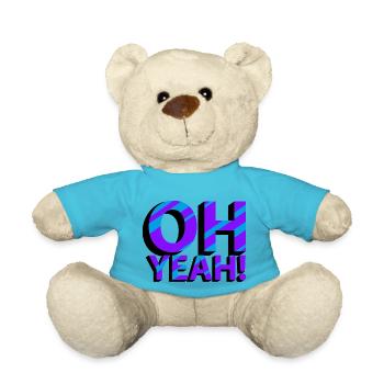 OH YES! - Teddy Bear - atoll blue - Front