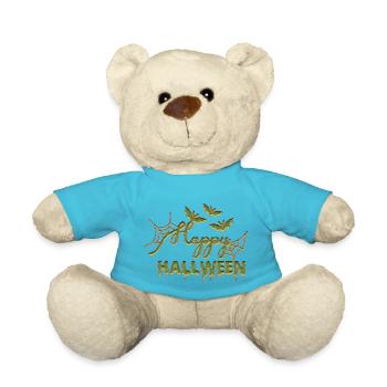 Halloween gruselige Hexe Horror Geist Monster - Teddy - Atollblau - Vorne
