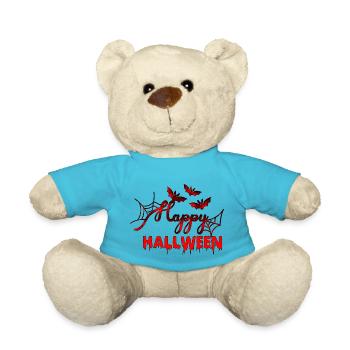 Halloween gruselige Hexe Horror Geist Monster - Teddy - Atollblau - Vorne