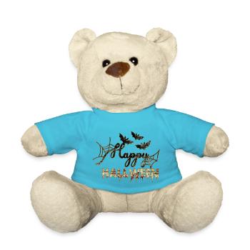 Halloween gruselige Hexe Horror Geist Monster - Teddy - Atollblau - Vorne