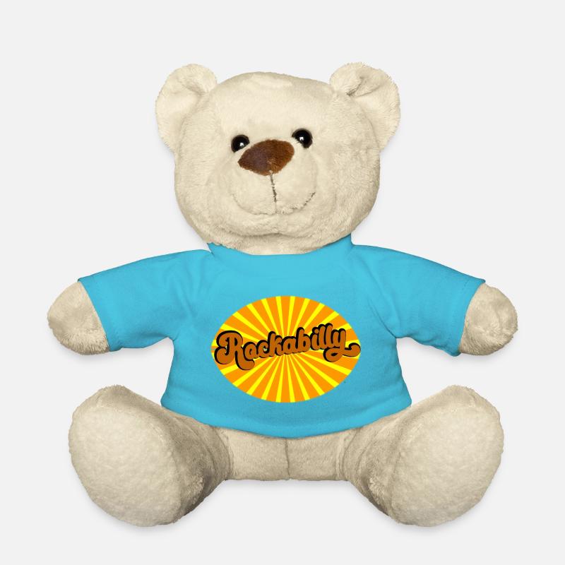 Rockabilly Vibes Retro - Teddy - Atollblau
