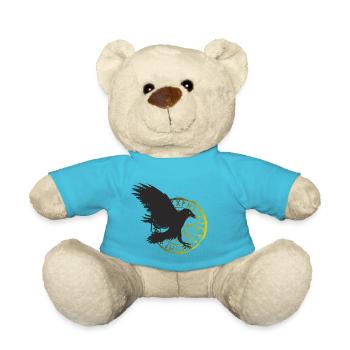 Raven - Teddy Bear - atoll blue - Front