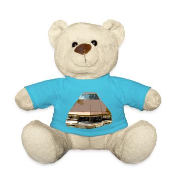 vieille voiture auto USA - Nounours - bleu outremer - Devant