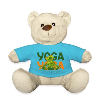 J'peux pas j'ai Yoga - Nounours - bleu outremer - Devant