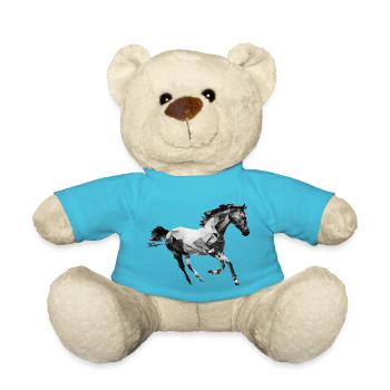 HORSE - Teddy Bear - atoll blue - Front