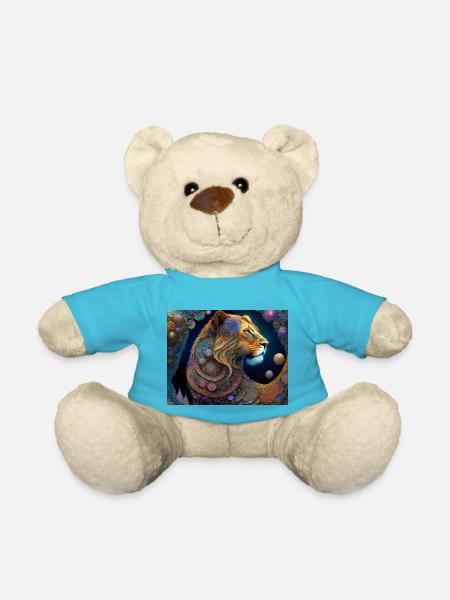 Lion - Nounours - bleu outremer