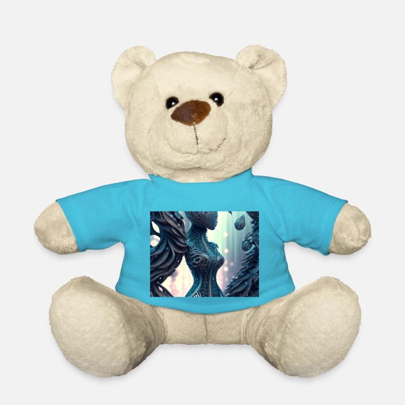 Femme arbre - Nounours - bleu outremer