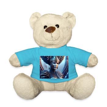 H.R. Giger Wife - Teddy Bear - atoll blue - Front