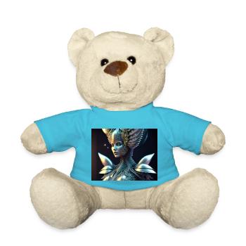 Femme mécanicienne - Nounours - bleu outremer - Devant