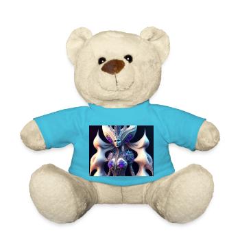 Metallische Hexe - Teddy - Atollblau - Vorne