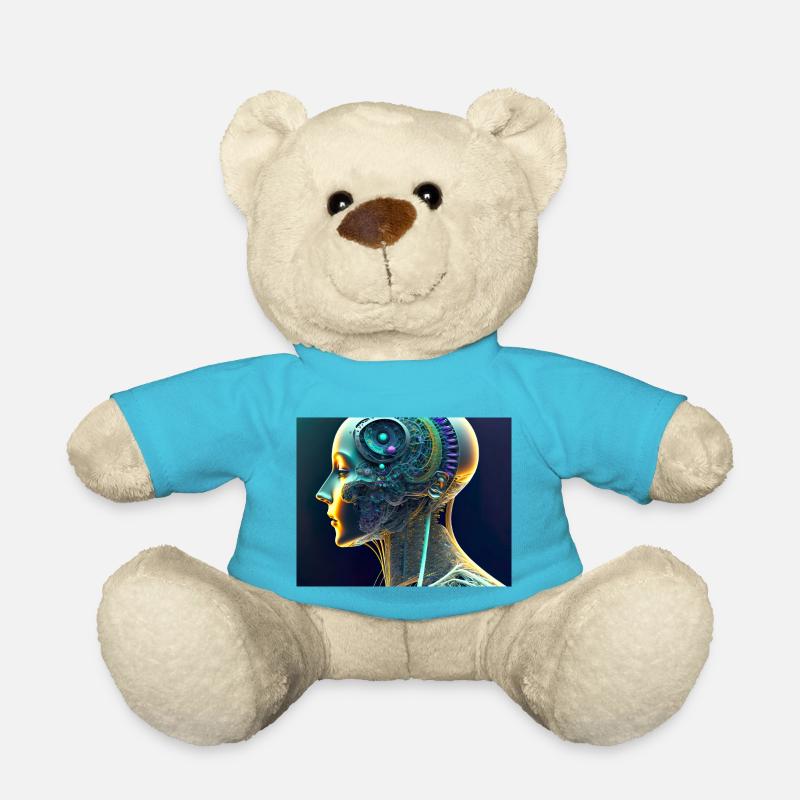 Cerveau mécanique - Nounours - bleu outremer