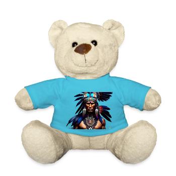 Indianer - Teddy - Atollblau - Vorne