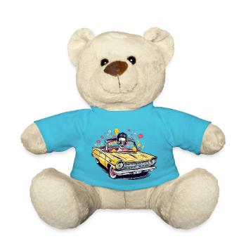 Eric en cabriolet - Nounours - bleu outremer - Devant