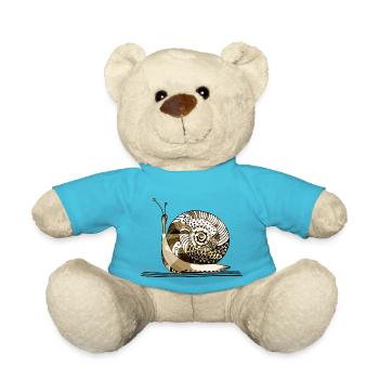 Schnecke - Teddy - Atollblau - Vorne
